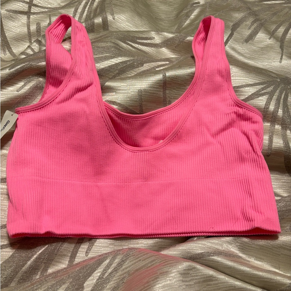 NWT GAP Seamless Ribbed XL Bralette Bundle in Periwinkle,Lavender,Pink,& Rose - Picture 8 of 10